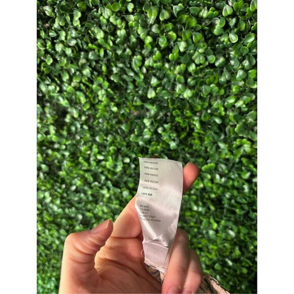 By Anthropologie Harem Pants SZ Small Beige Teal Paisley Boho Button Zip Festiva - Picture 6 of 6